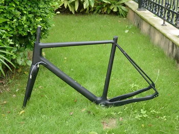 Tam Karbon Toray Mat Cyclocross bisiklet fren diski BSA BB30 Çapraz Çerçeve 12 * 142mm Aks Aracılığıyla + Çatal 15 * 100mm Aks Aracılığıyla
