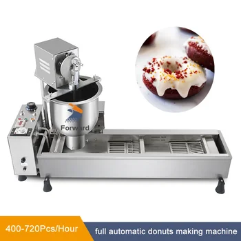 Tam Otomatik Dönüş Çıkışı Çörek Makinesi 110V Veya 220V 3000W Paslanmaz Çelik Çörek Makinesi Çörek Yapma Makinesi