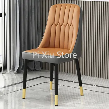 Tasarımcı Ofis Şezlong Mutfak Modern Lüks Ergonomik yemek sandalyeleri Mobil Accent Sillas Comedor Kütüphane Mobilyaları