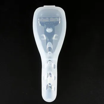 Taşınabilir Jilet Seyahat saklama kutusu tıraş bıçağı Durumda Plastik Tıraş Makinesi Konteyner Tutucu Erkekler Manuel Tıraş Makinesi saklama kutusu
