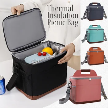Taşınabilir Öğle yemeği Soğutucu Çanta Katlanır Yalıtım Piknik Buz Paketi Gıda termal çantalar Açık Havada İçecek Taşıyıcı Gıda Teslimat saklama kutusu