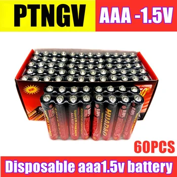 Tek kullanımlık battery1. 5v Pil AAA Karbon Piller Güvenli Güçlü patlamaya dayanıklı 1.5 Volt AAA Pil UM4 Pil cıva Yok