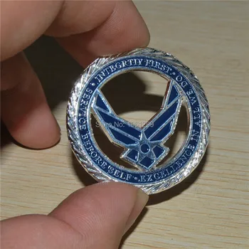 Temel Değerler - ABD Hava Kuvvetleri Mücadelesi Coin, 3 adet/grup Ücretsiz kargo