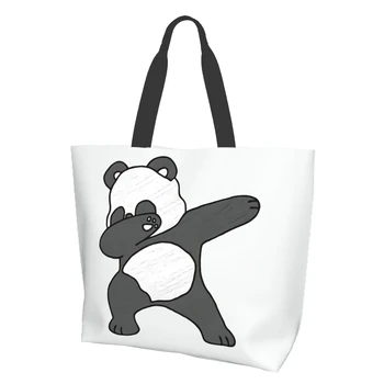Tote çanta serin Panda seyahat omuz çantası çanta çanta Yoga spor seyahat plaj için