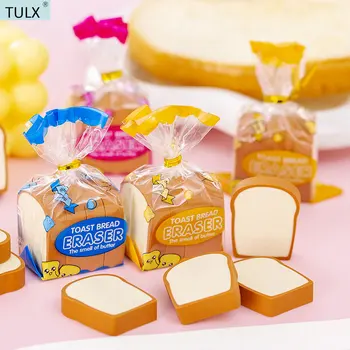 TULX Yaratıcı sevimli tost silgi öğrencileri yaratıcı kırtasiye Haziran 1 final noel hediyesi Ödülleri kawaii sevimli kırtasiye