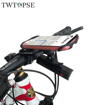 TWTOPSE Bisiklet bisiklet ışığı Seti telefon tutucu Braketi 400 Lümen MTB Dağ Yol Bisikleti Ön Başkanı İşık Bisiklet Aksesuar