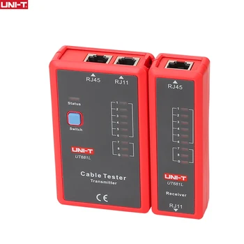 UNI - T UT681L RJ45 RJ11 Kablo LAN Test Cihazı Ağ Kablosu Telefon Hattı Çift kullanımlı Test Cihazı LED Durum Göstergesi NC / HDMI Onarım Aracı