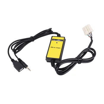 USB AUX Mp3 Çalar Adaptörü Araba Dijital Müzik Cd Değiştirici 3.5 mm için 2/3/5/6 / CX7 / MX5 / MPV / Miata / / RX8 arayüzü