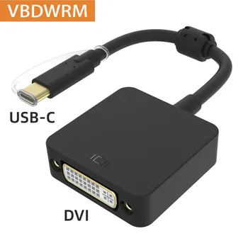 USB C DVI adaptörü USB 3.1 Tip C VGA HDMI DisplayPort kablosu USB-C video adaptörü Apple Mac'ler için Dell HP Lenovo Asus Xiaomi