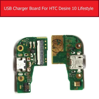 USB şarj aleti Port Kartı HTC Desire 10 Için Yaşam Tarzı 825 10U USB Şarj jack konnektörü Kurulu Flex kablolu telefon Onarım Değiştirme