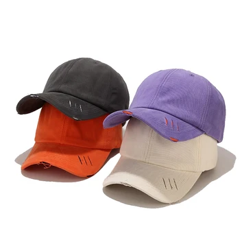 VACİGODEN 2023 Düz Renk beyzbol şapkası Erkekler Sokak Hip-Hop Şapka Kadınlar Casual Pamuk güneş şapkası Kamyon Şoförü Öğrenci Doruğa Kap безсболка