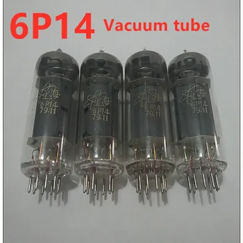 Vakumlu tüp Shanghai 6P14 elektron tüpü yerine 6n14n 6p14 EL84 6BQ5 stok yeni eşleşen çift