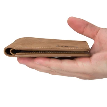 Vintage Lüks Marka Erkek deri cüzdan küçük cüzdan Ince öğrenciler Çantalar Debriyaj kart tutucu Erkek bozuk para cüzdanı