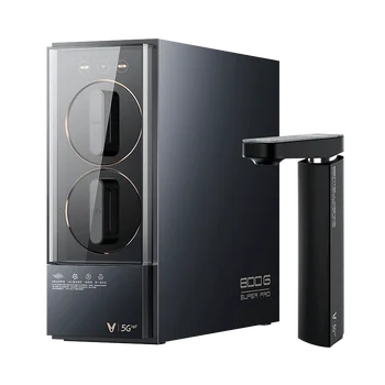 Vıomı Quanxıan AI 1S Anında sıcak su arıtıcısı Süper Pro 800G 2.0 L / Dak 4 Dişli dijital ekran Musluk su sebili ters osmoz filtresi
