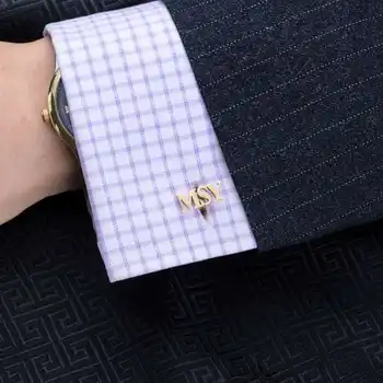 VıshowCo Özel Ad Mens İçin Kol Düğmeleri Paslanmaz Çelik Takım Elbise Gömlek Düğmesi Düğün Groomsmen Hediye