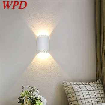 WPD klasik silindirik duvar lambaları çağdaş basit LED yanında ışıkları yemek oturma odası için uygun