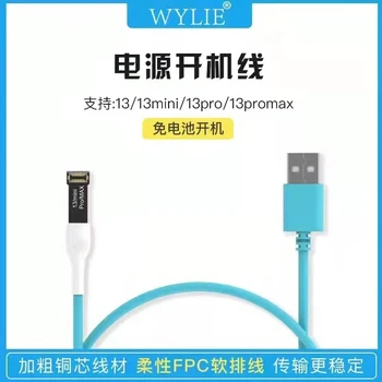 WYLIE DC Güç Kaynağı Önyükleme Hattı iPhone 13 11 12 Pro Max Mini PCB Anakart Tamir Güç Açık / Kapalı Akım Test Kablosu