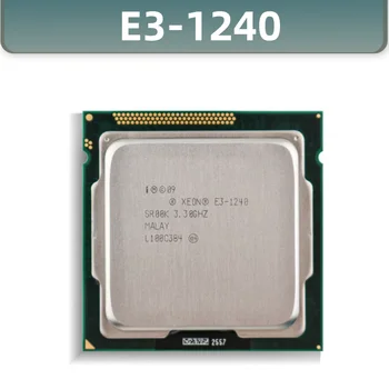 Xeon İşlemci E3-1240 E3 1240 e3 1240 Dört Çekirdekli İşlemci LGA1155 Masaüstü İŞLEMCİ