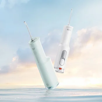 Xiaomi Mijia Elektrikli Oral Sulama F300 Taşınabilir Diş Irrigator Pensesinde Bucal Diş Temizleyici MEO703 Şemsiye Darbe Teknolojisi