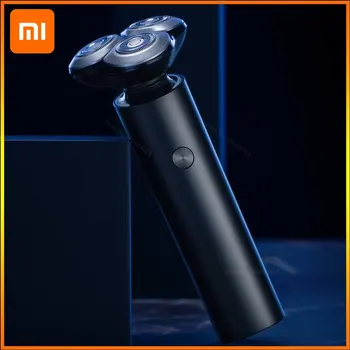 Xiaomi Mijia Elektrikli Tıraş Makinesi S301 Sakal Düzeltici Makinesi Tıraş Taşınabilir Esnek erkek Jilet IPX7 Yıkanabilir Düzeltici Seramik Bıçak