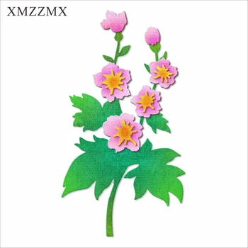 XMZZMX Gölge Çiçek Yaprakları Metal Kesme Ölür Kart Yapımı için Kabartma Kağıt Kalıp Kesim Setleri Albümü El Sanatları Şablonları Şablonlar