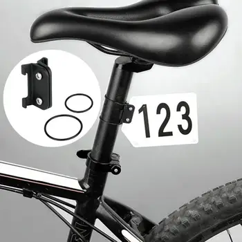 Yarış Numarası Plaka Montaj Elastik Bant Kolay Kurulum Sabit Plaka Sağlam Bisiklet Seatpost Plaka Tutucu
