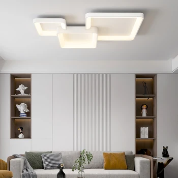Yatak odası tavan lambası yaratıcı LED tavan ışıkları oturma odası Modern basit ev tavan ışıkları