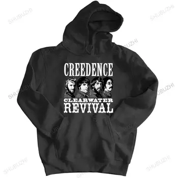 yeni geldi siyah kazak kapşonlu erkek Creedence Clearwater Revival homme shubuzhi pamuk hoody moda kazak gevşek tarzı