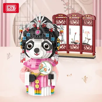 Yeni gelmesi LOZ oyuncak inşaat blokları Pekin Operası karakter Ulusal Quintessence montaj oyuncaklar çocuklar için erkek ve kız 8108