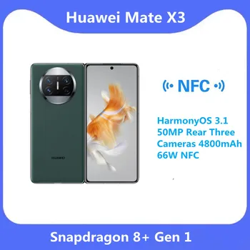 Yeni Huawei Mate X3 Katlanmış Ekran Telefon Snapdragon 8 + Gen 1 Octa çekirdek HarmonyOS 3.1 50MP Arka Üç Kamera 4800mAh 66W NFC