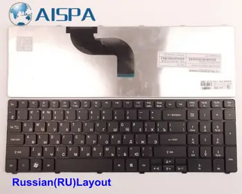 Yeni Laptop acer için klavye Aspire 5740DG 5252G AS7741Z-4633 AS5542 - 1462 AS5251-1805 RU Rus Düzeni