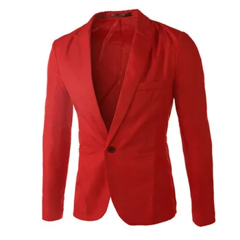 Yeni Moda erkek Süet Şekerleme Eğlence Ince Takım Elbise Ceket Yüksek Kaliteli Rahat Erkek Blazers Ceket Ceket Erkekler Tek Düğme Blazer