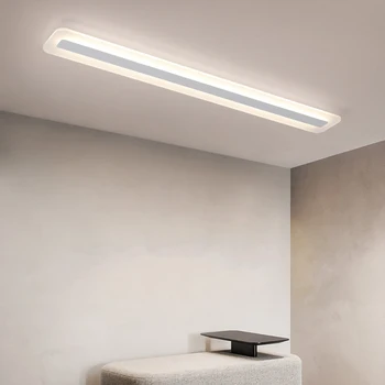 Yeni Modern Led tavan lambası beyaz basit avize oturma odası yatak odası yemek odası mutfak koridor ışık uzaktan kumanda ile