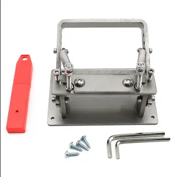 Yeni Paslanmaz Çelik Zanaat Deri Şeritler Kemer Manuel İnceltme Makinesi DIY Kesme Soyucu Araçları +10 Adet Bıçakları 10mm*18MM