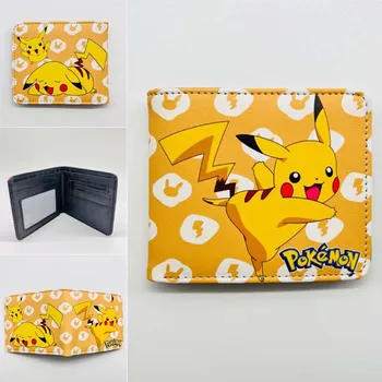 Yeni Tasarımlar Pokemon Mutlu Pikachu küçük cüzdan PU Deri küçük cüzdan Snorlax Charmander Sevimli Küçük Çanta Çanta Mini Çanta