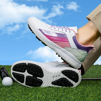 Yeni Varış Golf ayakkabıları Erkekler Kadınlar Hafif Golfçü Footwears Yürüyüş Sneakers Kaymaz lüks ayakkabı