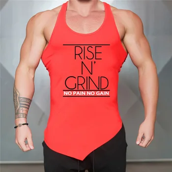 Yeni Yaz Erkek Rahat Moda Tank Top Gömlek erkek spor atleti Spor Grafik Baskı Yelek Egzersiz Stringer Nefes Spor