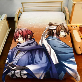 YENİ Anime Hakuouki Shinsengumi Kitan yatak çarşafı Yatak Örtüsü Yatak Örtüsü Nevresim Nevresim Manga