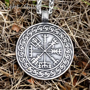 YENİ erkek 316L paslanmaz çelik Yaratıcı Tasarım Viking Ordin Runes Pusula İskandinav Yüksek Kalite Takı ücretsiz kargo