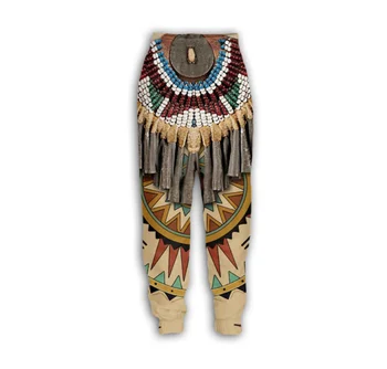 Yerli Hint Kurt 3D Baskı Rahat Giyim Moda Erkek Kadın Eşofman Hip Hop Pantolon Artı Boyutu S-7XL Mevsim günlük pantolon