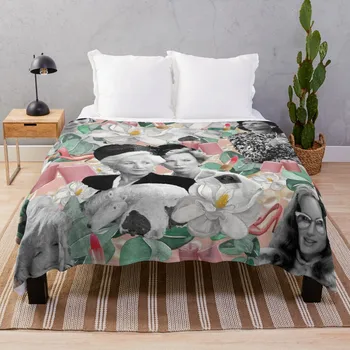 Çelik Manolyalar Güney çekicilik kolaj atmak battaniye kanepe battaniyesi sevimli battaniye ekose