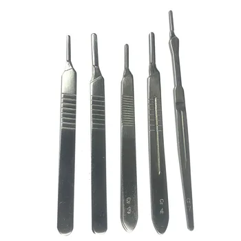 Çelik Saplı Maket Bıçağı Kolu Oyma Yedek 3 # 4# 7 # Tamir El Sanatları Bıçak Oyma DIY Kesme El Aletleri