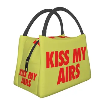 Öpücük Benim Airs Yalıtımlı yemek taşıma çantası Kadınlar için Taşınabilir Termal Soğutucu Bento Kutusu Açık Kamp Seyahat