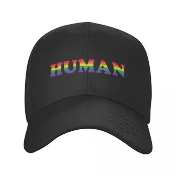 Özel Gökkuşağı Eşcinsel Gurur İnsan beyzbol şapkası Güneş Koruma Erkek kadın Ayarlanabilir LGBT Lezbiyen Baba Şapka Sonbahar Snapback Kapaklar