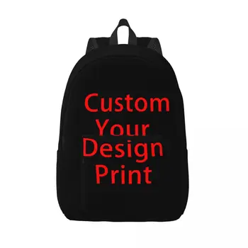Özel Tasarım keten sırt çantası Kadın Erkek Okul Koleji Öğrenci Sırt Çantası Uyar 15 İnç Dizüstü Bilgisayar özel logo Baskılı Çanta