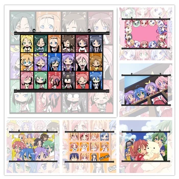 Şanslı Yıldız Izumi Konata Anime Manga HD Baskı Duvar Posteri Kaydırma