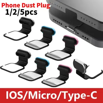 Şarj Portu Anti-Toz Kir Tak Apple iPhone Samsung İçin S22 S21Ultra USB Tip - C Portu Koruyucu Silikon Dustplugs Kapak