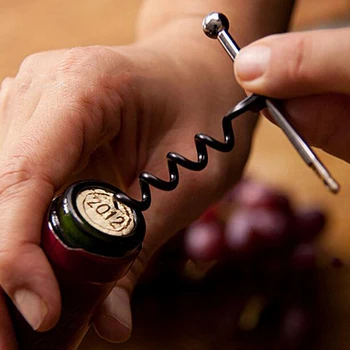 Şişe açacağı Açık Mini EDC Mantar Vida kırmızı şarap şişe açacağı Anahtarlık Aracı Çok fonksiyonlu Kamp Ekipmanları Aracı